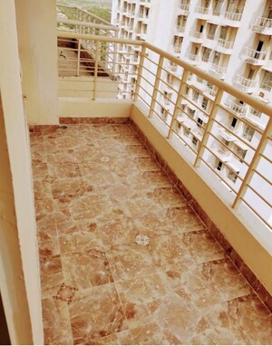 Balcony in 1 RK Apartment at Supertech Czar Suites, Omicron I Greater Noida – for Rent