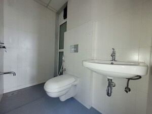 Bathroom in 1.5 BHK Apartment at Godrej Emerald, Ghodbunder Road – for Rent