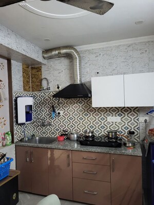 Kitchen in Studio Builder Floor at Sector 43 – for Rent