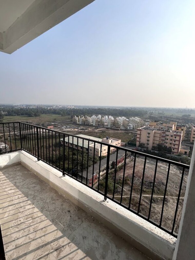 Balcony, gems-city 3 Bedroom 950 Sq.Ft. Apartment In Joka Kolkata 10516694