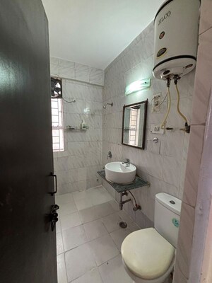 Bathroom in 2 BHK Apartment at Vasant Kunj – for Rent
