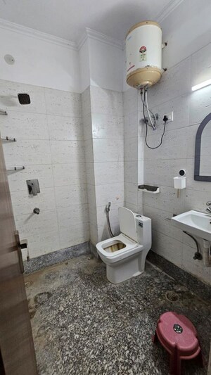 Bathroom in 3 BHK Builder Floor at Saket – for Rent