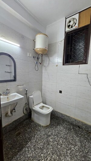 Bathroom in 3 BHK Builder Floor at Saket – for Rent