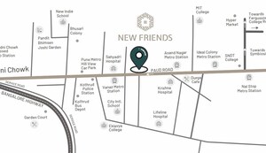 3 BHK Apartment – Map Location View at Kothrud - for Sale