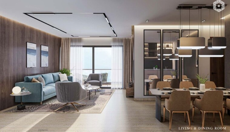 Living Room, kothrud 3 Bedroom 1052 Sq.Ft. Apartment In Kothrud Pune 10570551