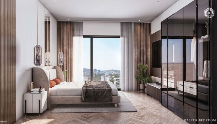 Bedroom, kothrud 3 Bedroom 1052 Sq.Ft. Apartment In Kothrud Pune 10570551