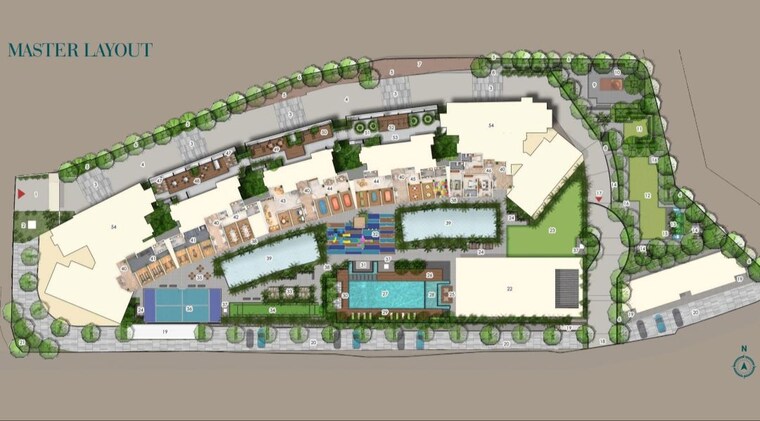 Master Plan, kothrud 3 Bedroom 1052 Sq.Ft. Apartment In Kothrud Pune 10570551