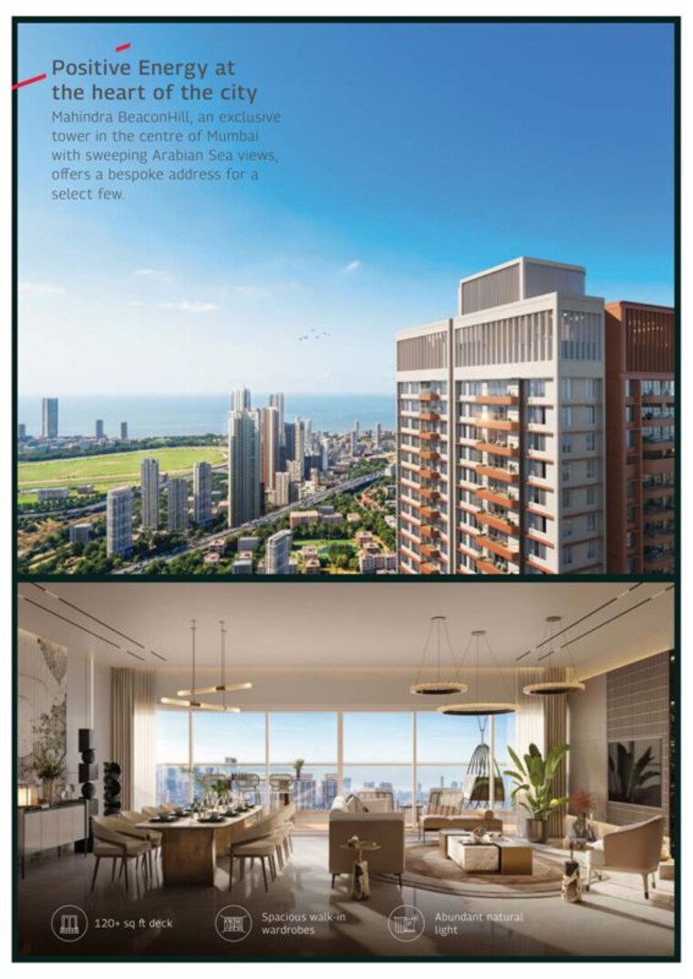 Exterior View, mahindra-beaconhill 4 Bedroom 1800 Sq.Ft. Apartment In Agripada Mumbai 10570562