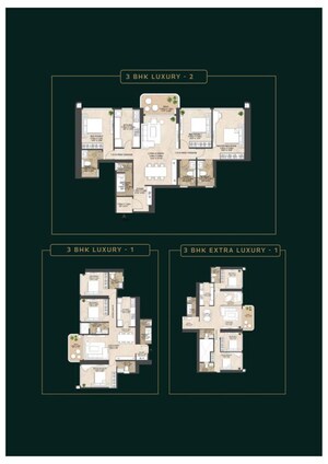 Floor Plan in 4 BHK Apartment at Mahindra BeaconHill, Agripada – for Sale