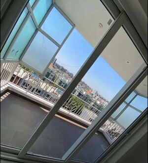 Balcony in 3 BHK Apartment at Mona Greens, Ghazipur – for Rent