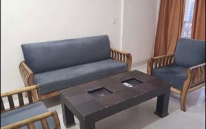 Living Room in 3 BHK Apartment at Mona Greens, Ghazipur – for Rent