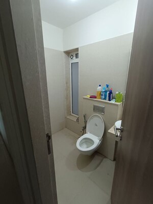 Bathroom in 2 BHK Apartment at L & T Seawoods Residences Phase 1 Part A, Seawoods – for Rent