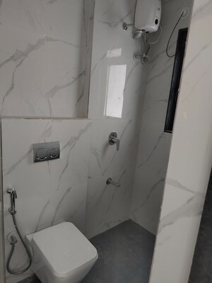 Bathroom in 3 BHK Apartment at Pokhran Road No One – for Sale