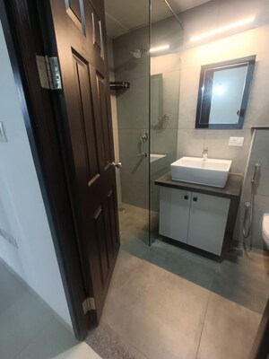 Bathroom in 3 BHK Apartment at Capstone Life Flowing Tree, Allalasandra – for Rent