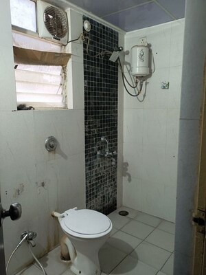 Bathroom in 1 BHK Apartment at Goel Ganga Cypress, Tathawade – for Rent