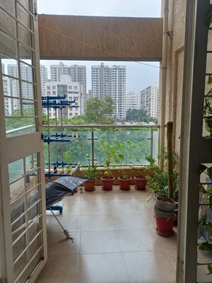 Balcony in 1 BHK Apartment at Goel Ganga Cypress, Tathawade – for Rent