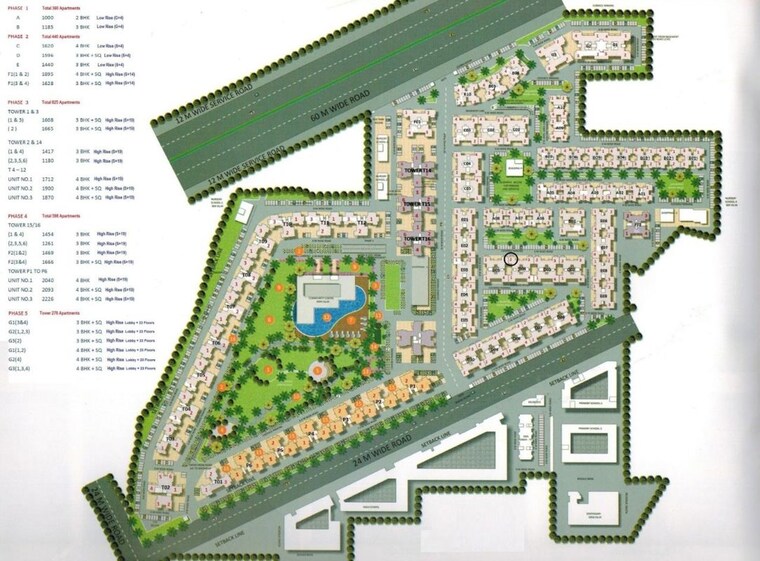 Master Plan, sare-home 3 Bedroom 1326 Sq.Ft. Apartment In Sector 92 Gurgaon 10034675