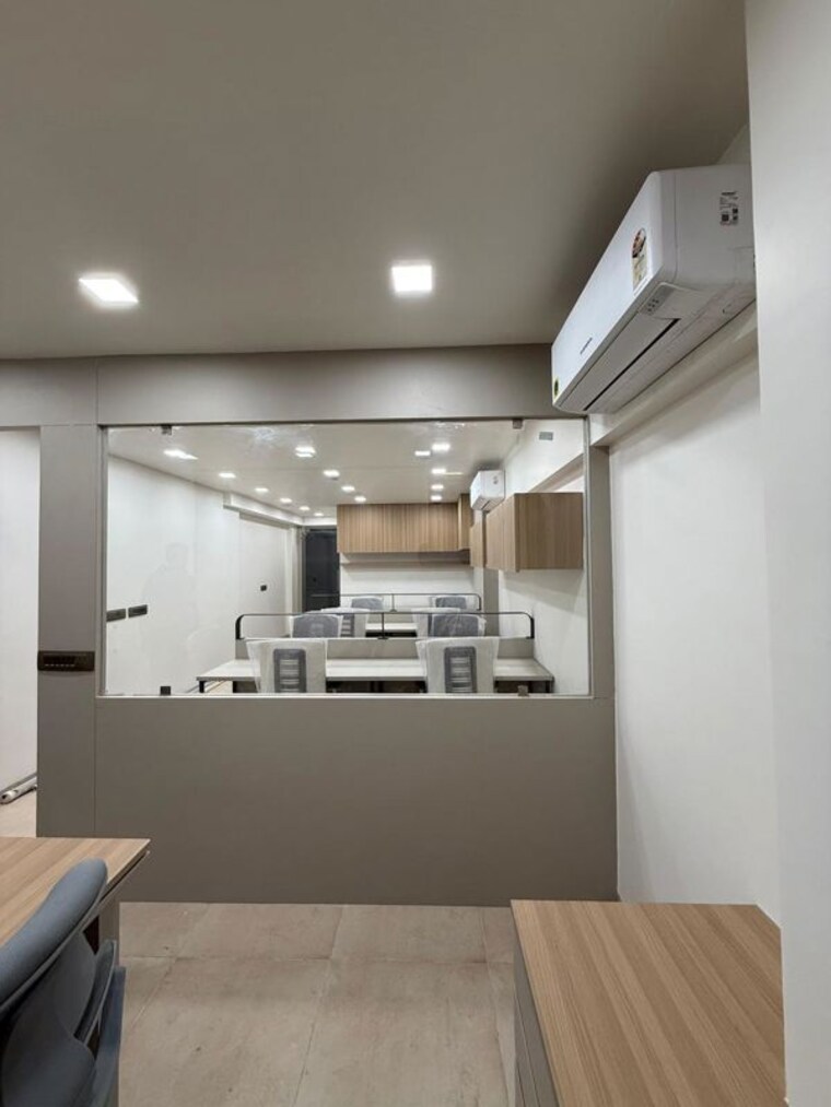 Kitchen, samvaad-east-face Commercial Office Space 755 Sq.Ft. In Ambli Ahmedabad 10570674