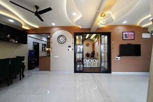 Living Room in 4 BHK Apartment at Tathawade – for Sale