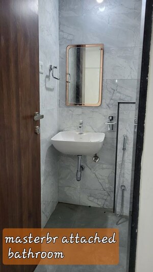 Bathroom in 3 BHK Apartment at VTP HiLife, Wakad – for Rent