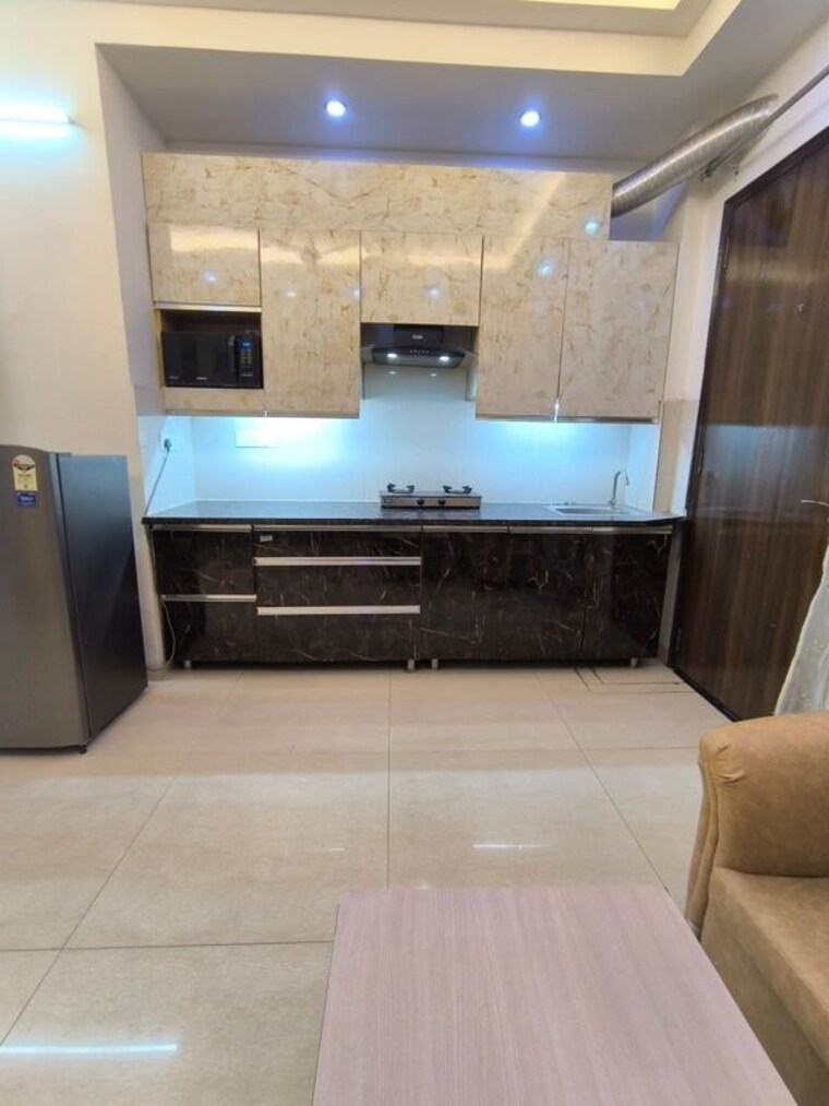 Kitchen, sector 57 1 Bedroom 500 Sq.Ft. Builder Floor In Sector 57 Gurgaon 10570722