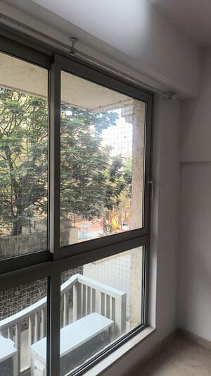 Balcony in 1 BHK Apartment at Hiranandani Zen Maple, Powai – for Rent