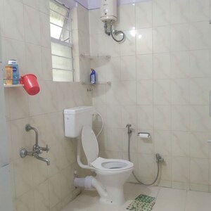 Bathroom in 2 BHK Apartment at Damodar Villa, Kothrud – for Rent