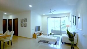 Living Room in 2.5 BHK Apartment at Oberoi Realty Splendor, Andheri East – for Sale