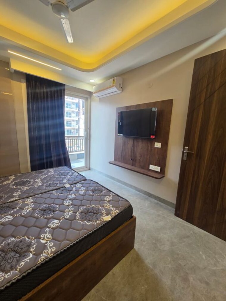 Bedroom, sector 57 1 Bedroom 490 Sq.Ft. Builder Floor In Sector 57 Gurgaon 10570789