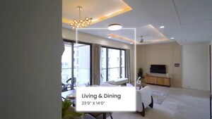 Bedroom in 3.5 BHK Apartment at Rustomjee Seasons, Bandra East – for Sale