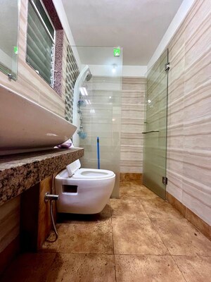 Bathroom in 2 BHK Apartment at Paradise Lifespaces Sai World City, New Panvel – for Rent