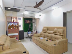 Living Room in 4 BHK Apartment at Lokhandwala Whispering Palms XXclusives, Kandivali East – for Rent