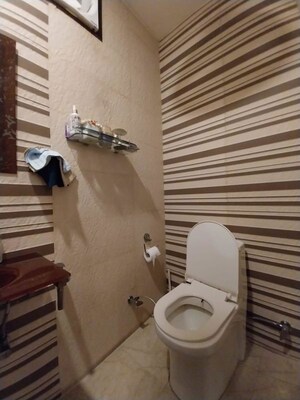 Bathroom in 3 BHK Builder Floor at Palam Vihar Residents Association, Palam Vihar – for Rent
