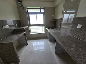 Kitchen in 3 BHK Apartment at Gurukrupa Marina Enclave, Malad West – for Sale