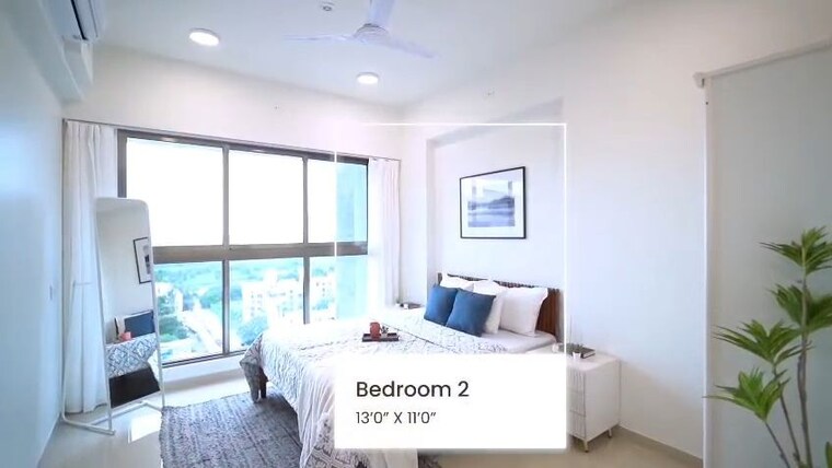 Bedroom, raj-infinia 3 Bedroom 1095 Sq.Ft. Apartment In Malad West Mumbai 10570874