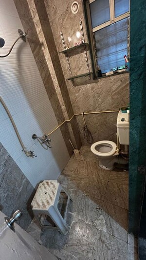 Bathroom in 1 BHK Apartment at Padmachaya CHS, Kharadi – for Rent