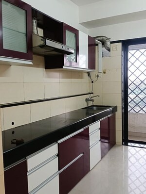 Kitchen in 2 BHK Apartment at Group Seven Rushi Heights, Goregaon East – for Sale