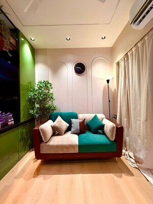 Bedroom in Studio Apartment at Lodha Crown Quality Homes, Majiwada – for Rent