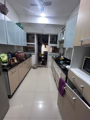 Kitchen in 3 BHK Apartment at DB Woods, Goregaon East – for Rent
