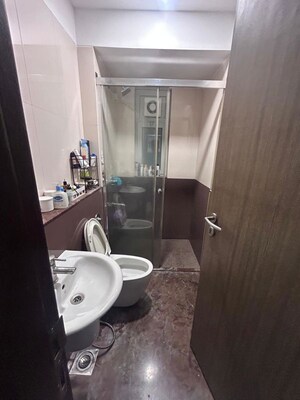 Bathroom in 3 BHK Apartment at DB Woods, Goregaon East – for Rent