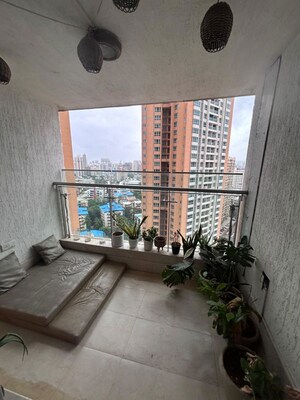 Living Room in 3 BHK Apartment at DB Woods, Goregaon East – for Rent
