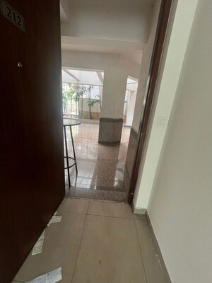 Building Lobby in 2 BHK Apartment at Prestige Silver Sun, Bhoganhalli – for Rent