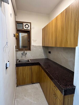 Kitchen in 1 BHK Builder Floor at Freedom Fighters Enclave – for Rent