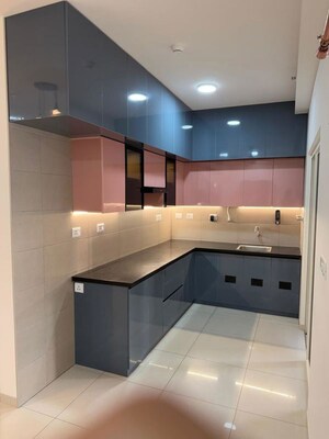Kitchen in 2 BHK Apartment at Sobha Dream Gardens, Thanisandra Main Road – for Rent