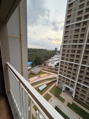 Balcony in 2 BHK Apartment at Sobha Dream Gardens, Thanisandra Main Road – for Rent