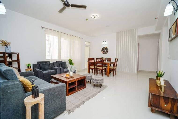 Living Room, ss-the-coralwood 3 Bedroom 1750 Sq.Ft. Apartment In Sector 84 Gurgaon 10570922