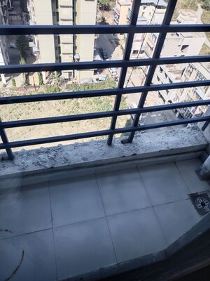 Balcony in 1 BHK Apartment at Unnati Aangan, Karanjade – for Rent