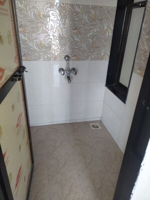 Bathroom in 1 BHK Apartment at Unnati Aangan, Karanjade – for Rent