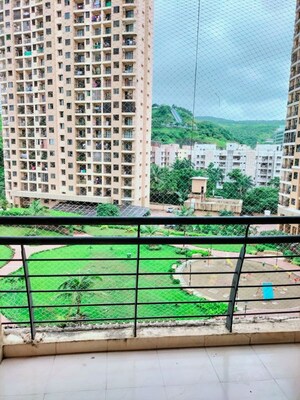 Balcony in 2 BHK Apartment at K Raheja Heights, Malad East – for Rent