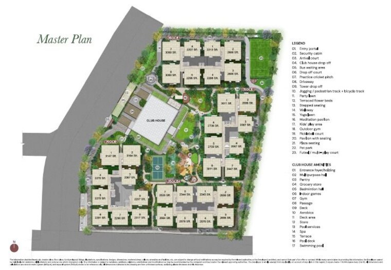 Master Plan, brigade-manor 4 Bedroom 3164 Sq.Ft. Apartment In Moti Nagar Hyderabad 10571032